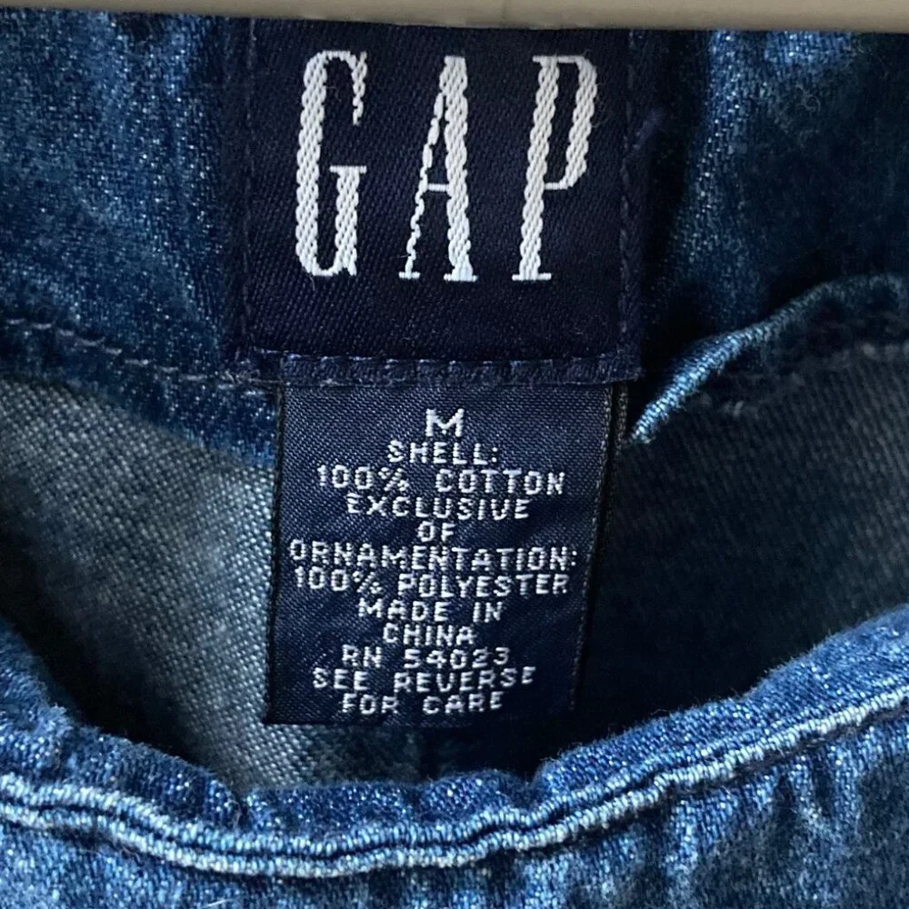 GAP Denim Dress w/ Embroidery Detail